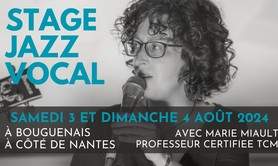 Stage jazz vocal avec Marie Miault