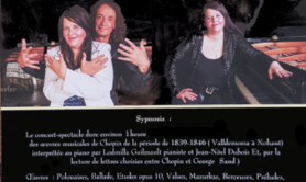 SAND ET CHOPIN, DUO CZIFFRA PIANISTES SUR PIANO ERARD