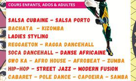 Ecole des Danses Afrolatines   - Cours de danses Afro Latines et Urbaines 2021, 2022
