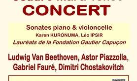  Concert : Sonates pour piano et violoncelle