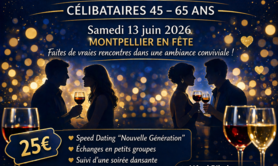 Soirée dansante célibataires + Speed Dating 45-65 ans