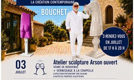 Arson ouvre exceptionnellement son atelier de sculpture cont