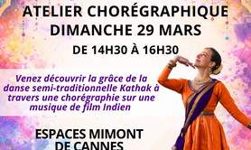 Stage Danse Indienne Cannes 29 mars