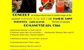 Romanovskaia Olga piano et chant - Concert musique russe